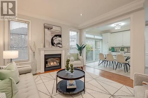 3306 Weatherford Road, Mississauga, ON - Indoor Photo Showing Living Room With Fireplace