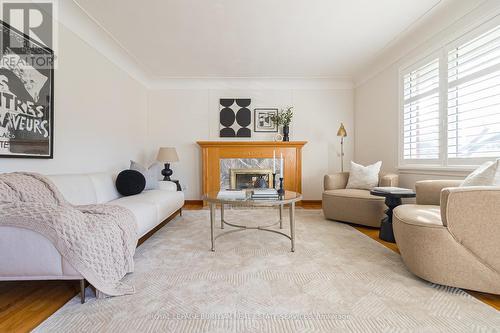 1371 Mountain Grove Avenue, Burlington, ON - Indoor Photo Showing Living Room With Fireplace