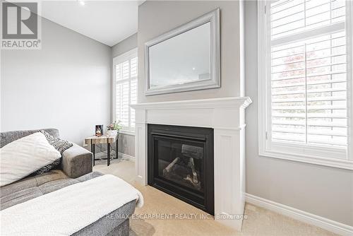 51 Narbonne Crescent, Hamilton, ON - Indoor Photo Showing Living Room With Fireplace