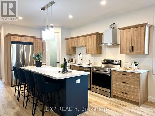 53 Giles Street, London, ON - Indoor Photo Showing Kitchen With Stainless Steel Kitchen