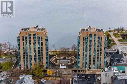 1502 - 140 Dunlop Street E, Barrie, ON - Outdoor With Body Of Water With Facade