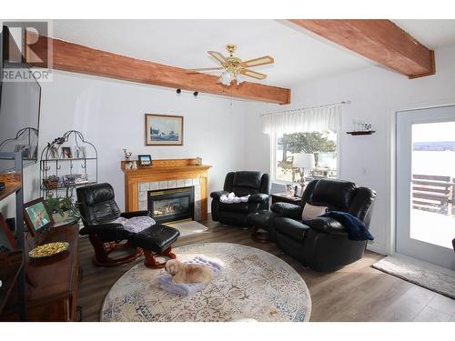 16020 Tupper Village Way, Dawson Creek, BC - Indoor Photo Showing Living Room With Fireplace