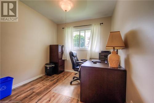 Office with wood-type flooring - 8 Gerrard Avenue, Cambridge, ON - Indoor Photo Showing Office