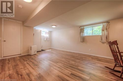 Basement with light wood-type flooring - 8 Gerrard Avenue, Cambridge, ON - Indoor