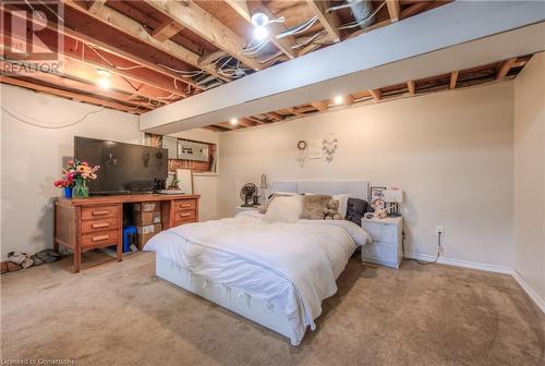 Bedroom with carpet flooring - 8 Gerrard Avenue, Cambridge, ON - Indoor