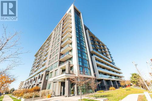 802 - 80 Esther Lorrie Drive, Toronto, ON - Outdoor With Balcony With Facade