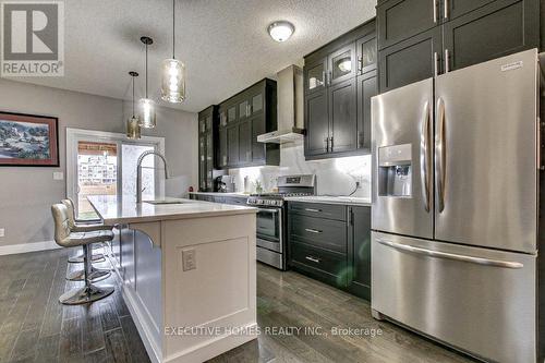 2205 Wateroak Drive, London, ON - Indoor Photo Showing Kitchen With Stainless Steel Kitchen With Upgraded Kitchen