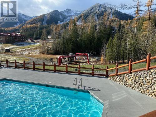 5350 Highline Drive Unit# 2315, Fernie, BC - Outdoor With In Ground Pool With View