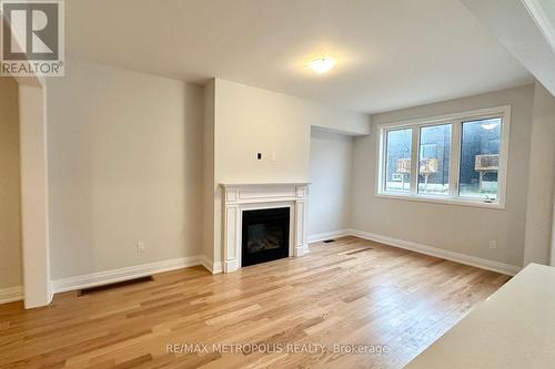 105 Cole Terrace, Woodstock, ON - Indoor Photo Showing Living Room With Fireplace