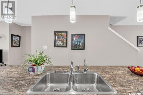 11 4801 Trinity Lane, Regina, SK - Indoor Photo Showing Kitchen With Double Sink