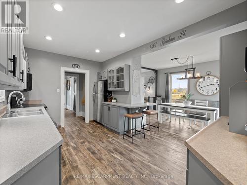 6267 Rainham Road, Haldimand, ON - Indoor Photo Showing Kitchen With Double Sink