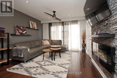 47 Chapman Avenue, Toronto, ON - Indoor Photo Showing Living Room With Fireplace