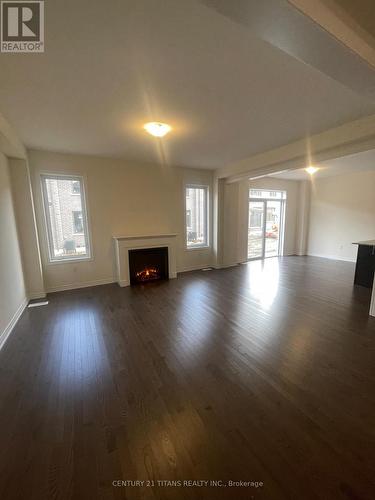 3179 Blazing Star Avenue, Pickering, ON - Indoor Photo Showing Living Room With Fireplace