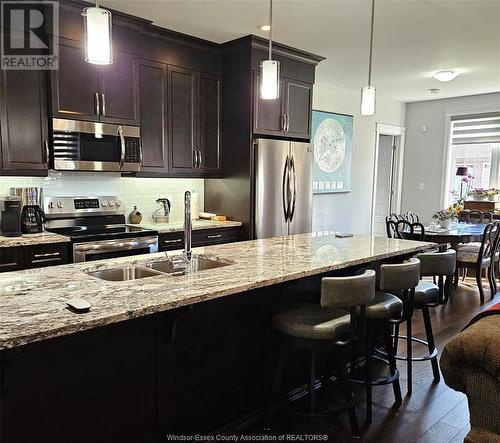 1501 Cypress, Windsor, ON - Indoor Photo Showing Kitchen With Double Sink With Upgraded Kitchen