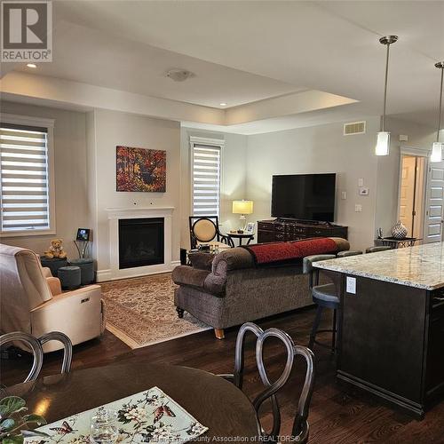 1501 Cypress, Windsor, ON - Indoor Photo Showing Living Room With Fireplace