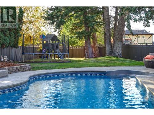 827 Coronado Court, Kelowna, BC - Outdoor With In Ground Pool With Backyard