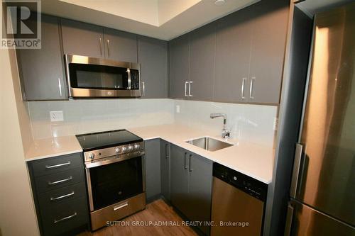 326 - 38 Monte Kwinter Court, Toronto, ON - Indoor Photo Showing Kitchen With Stainless Steel Kitchen