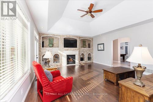 2753 Old Homestead Road, Georgina, ON - Indoor Photo Showing Living Room With Fireplace