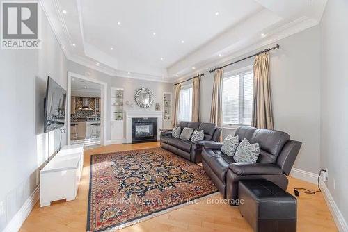 111 Mattucci Court N, Vaughan, ON - Indoor Photo Showing Living Room With Fireplace