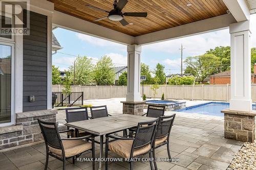 265 Woodale Avenue, Oakville, ON - Outdoor With In Ground Pool With Deck Patio Veranda With Exterior