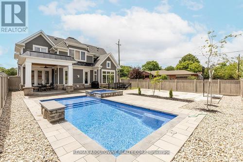 265 Woodale Avenue, Oakville, ON - Outdoor With In Ground Pool With Backyard