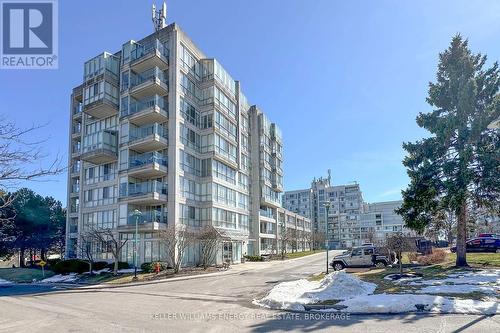 112 - 25 Cumberland Lane, Ajax (South West), ON - Outdoor With Balcony With Facade