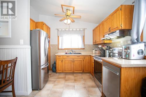 12 Tuckett St, Sault Ste. Marie, ON - Indoor Photo Showing Kitchen With Double Sink