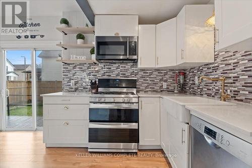 23 John Street, Welland (768 - Welland Downtown), ON - Indoor Photo Showing Kitchen With Upgraded Kitchen