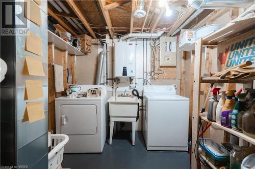 Laundry and utility room - 624 Lakeshore Drive Unit# 37, North Bay, ON - Indoor Photo Showing Laundry Room