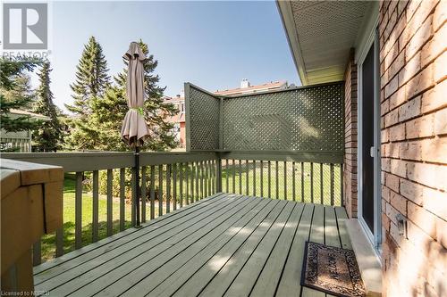 deck off Kitchen - 624 Lakeshore Drive Unit# 37, North Bay, ON - Outdoor With Deck Patio Veranda With Exterior