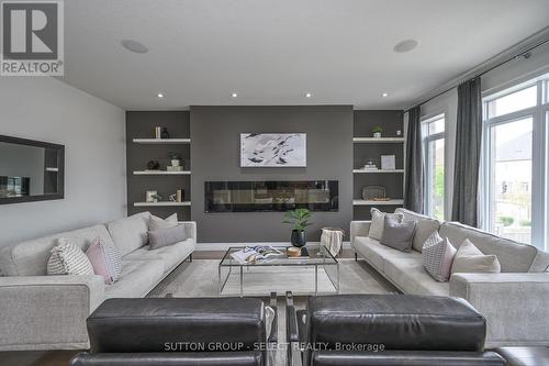 2421 Humberside Common, London, ON - Indoor Photo Showing Living Room With Fireplace