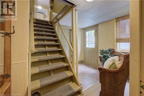 basement with walk-out to backyard - 1164 Brantford Highway, Cambridge, ON - Indoor Photo Showing Other Room