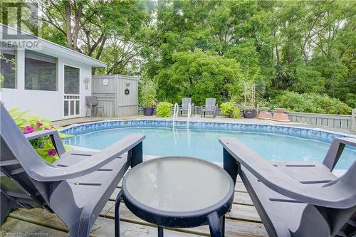 1164 Brantford Highway, Cambridge, ON - Outdoor With In Ground Pool