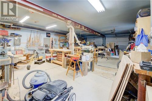 detached garage/work shop with heat and hydro - 1164 Brantford Highway, Cambridge, ON - Indoor