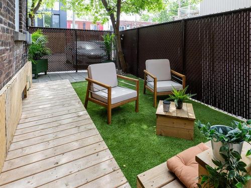 Backyard - 6300 Rue St-Denis, Montréal (Rosemont/La Petite-Patrie), QC - Outdoor With Deck Patio Veranda With Exterior