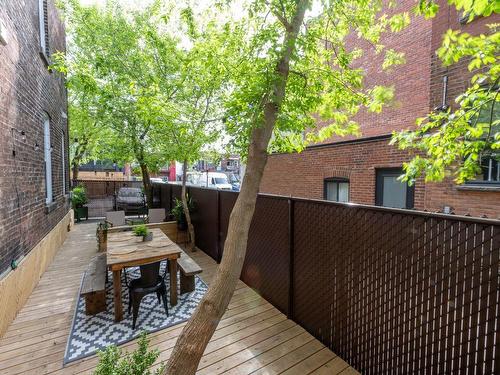 Backyard - 6300 Rue St-Denis, Montréal (Rosemont/La Petite-Patrie), QC - Outdoor With Deck Patio Veranda With Exterior