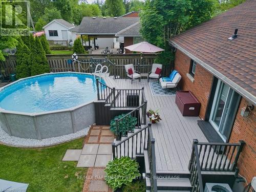 3480 Callan Street, Niagara Falls, ON - Outdoor With Above Ground Pool With Exterior