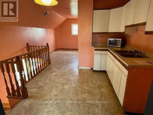 300 Elm Street S, Timmins, ON - Indoor Photo Showing Kitchen With Double Sink