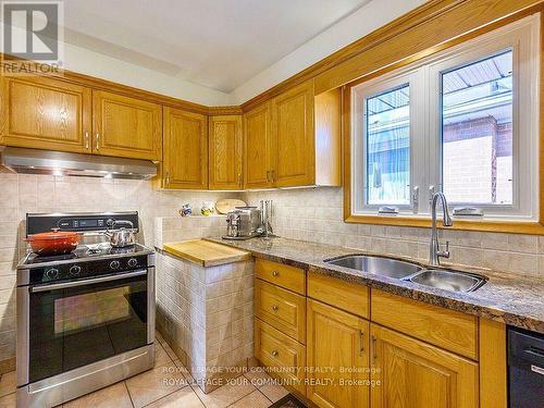 38 Vanguard Drive, Toronto, ON - Indoor Photo Showing Kitchen With Double Sink