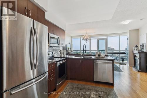 1208 - 2240 Lakeshore Boulevard W, Toronto, ON - Indoor Photo Showing Kitchen With Double Sink