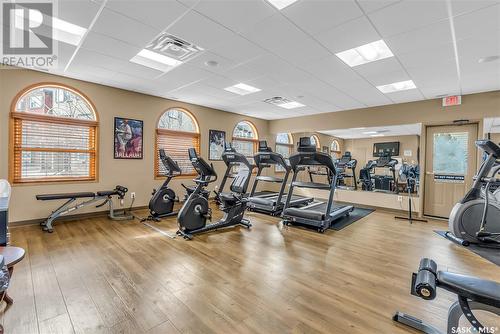 322 Levalley Cove, Saskatoon, SK - Indoor Photo Showing Gym Room