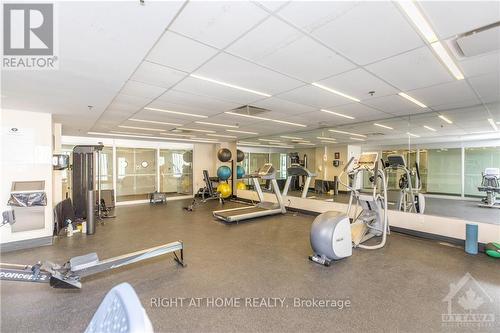 808 - 179 Metcalfe Street, Ottawa, ON - Indoor Photo Showing Gym Room