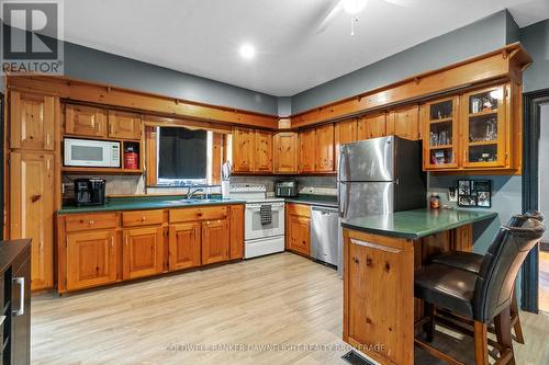 77 Anne Street, South Huron (Exeter), ON - Indoor Photo Showing Kitchen With Double Sink