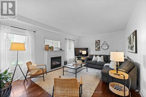 74 Elder Crescent, Whitby (Brooklin), ON - Indoor Photo Showing Living Room With Fireplace