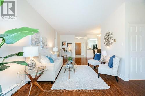 107 - 10 Torresdale Avenue, Toronto, ON - Indoor Photo Showing Living Room