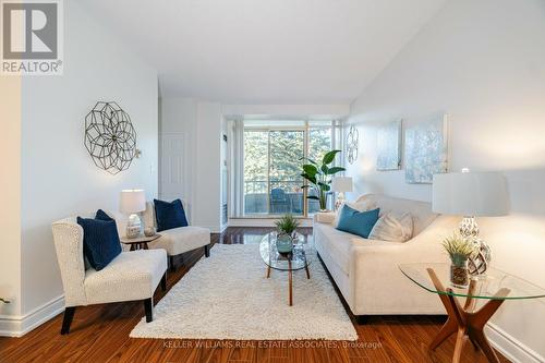 107 - 10 Torresdale Avenue, Toronto, ON - Indoor Photo Showing Living Room