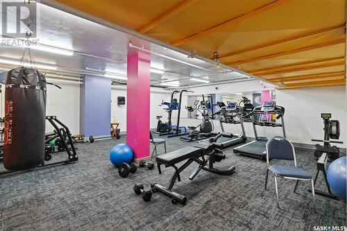 1205 320 5Th Avenue N, Saskatoon, SK - Indoor Photo Showing Gym Room