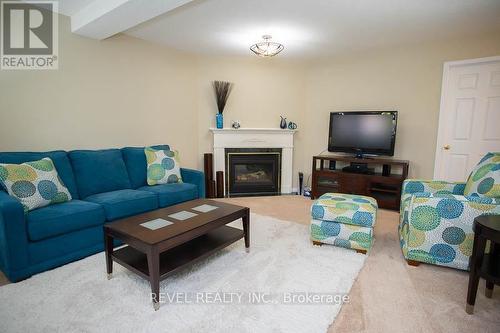 166 Olivetree Road, Brantford, ON - Indoor Photo Showing Living Room With Fireplace