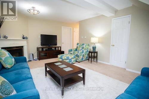 166 Olivetree Road, Brantford, ON - Indoor Photo Showing Living Room With Fireplace