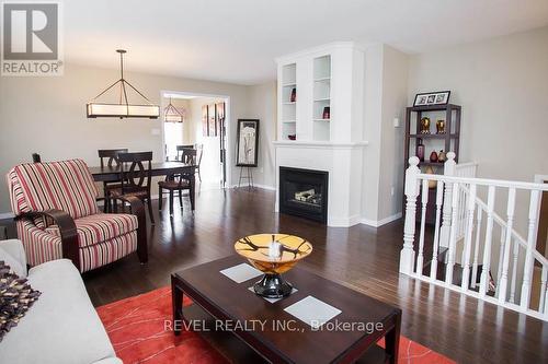 166 Olivetree Road, Brantford, ON - Indoor Photo Showing Living Room With Fireplace